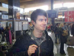 Jnr. gets the train