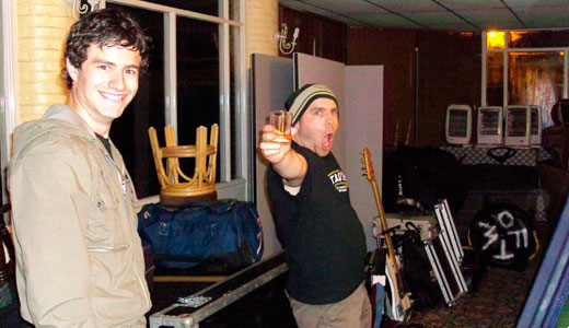 Pre-show brandy Pre-show brandy