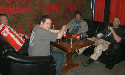 Backstage in Hamburg Backstage in Hamburg