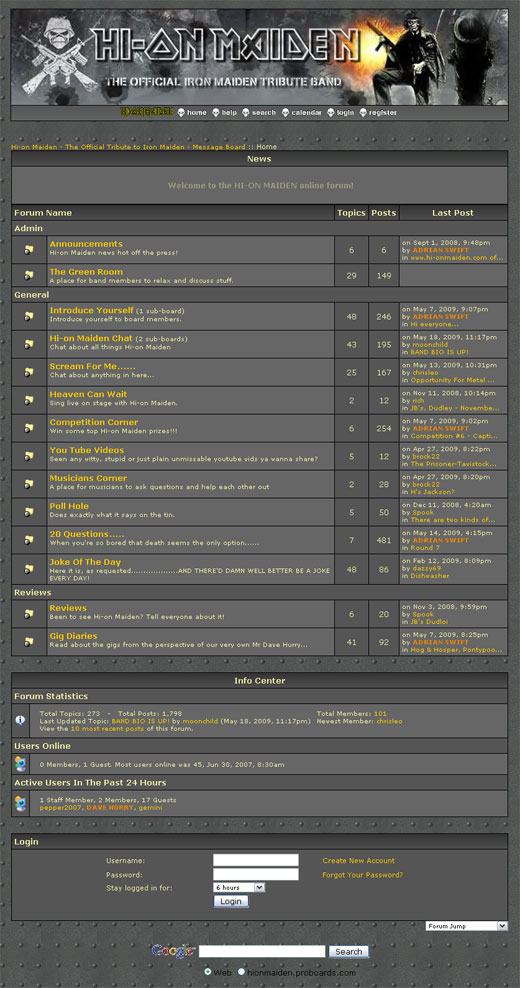 Hi-on Maiden Online Forum